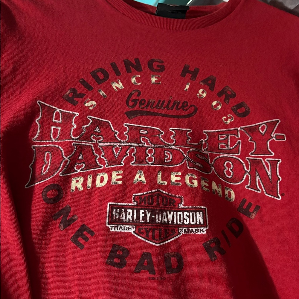 Harley-Davidson Red Graphic Tee